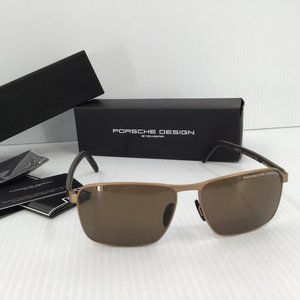 Porsche Design P 8640 C, Gold frame sunglasses, new with case